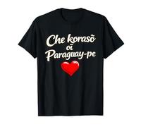 Che Koraso Oi Paraguay-PE Guaraní Amor Paraguay Saudade Pais Camiseta