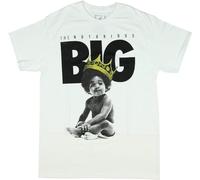 Cheap Men T Shirt Men's Fashion T-Shirt Notorious Big Baby Biggie White T-Shirt Men's Short Sleeve Shirt(Medium)