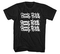 Cheap Trick Repeat Logo Classic Rock Band Concert Tour Adult T-Shirt Mens T Shirt 100% Cotton t Shirt Size L