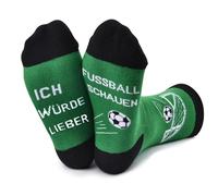 cheap4uk Regalos para Hombres Calcetines Divertidos Regalo de Cumpleaños Mejor Regalo Para Papá Abuelo Hombres Amigo Hermano Niños Él Ellos Jugar Jugar Fútbol Calcetines Hombres 43-46, Calcetines de