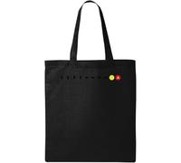 Cheat Code - Bolsa de algodón ecológico natural, color negro, Black, Talla única