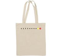 Cheat Code - Bolsa de algodón natural, color blanco, White, Talla única