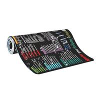 Cheat Sheet Desk Pad | Alfombrilla de ratón con atajos - Almohadilla de escritorio de gran tamaño que no se desliza, accesorios de ordenador resistentes a la suciedad para programadores de trabajo en