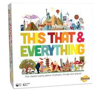 Cheatwell Games This That & Everything, juego de adivinanzas de palabras para fiestas, a partir de 12 años, juego de equipo de ritmo rápido