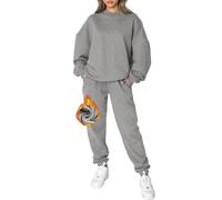 CheChury Chándal de Mujer Sudadera Pullover Mujer Ropa de Casa para Damas y Pantalones Conjunto de Ropa Ropa Deportiva Ropa Casual Damas Chaqueta de Manga Larga Trajes de Gimnasia Otoño Invierno