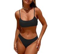 CheChury Conjunto de Bikinis Mujer Tanga Cintura Baja Traje de Baño Dos Piezas Bikini Bandeau Push Up Trajes de Baño Sexy Bikinis Brasileño Bañadores Mujer Bañador Natacion Ropa de Baño