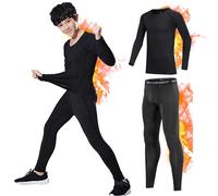 CheChury Conjunto de Ropa Interior Térmica Niños Camiseta Termica Niño Set de Ropa Deportiva Funcional Ropa Interior de Invierno para niño Esquí Conjuntos Térmicos para Niño Secado Rápido Termica Set