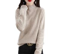 CheChury Jerseys Mujer Invierno Cuello Redondo Sueter Invierno Manga Larga Cálido Sweater Adolescente Niña Elástico Invierno Cálido Pullover Jumper Tops Cómodo Tejido Blusas Navidad Lana Casual