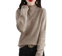 CheChury Jerseys Mujer Invierno Cuello Redondo Sueter Invierno Manga Larga Cálido Sweater Adolescente Niña Elástico Invierno Cálido Pullover Jumper Tops Cómodo Tejido Blusas Navidad Lana Casual