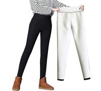 CheChury Leggings Mujer Invierno Leggings Térmicos Pantalones Mujeres Mallas de Deporte Cálido Pantalon Invierno Térmico Leggins Cintura Alta Pantalon Winter Mujer Fleece Pantalones Deportivo Elástico