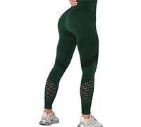 CheChury Leggings Mujer Push Up Mallas Pantalones Deportivos anticeluliticos Suave Malla Transpirable Elásticos Alta Cintura Elásticos Yoga Fitness de Control la Barriga