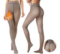 CheChury Medias Invierno Mujer Medias Térmicas Translúcidas Medias Forro Polar Panty Reductora Termicos Mujer Medias Color Piel Mujer Invierno Leggings Cintura Alta Pantimedias Translúcidas Falsas