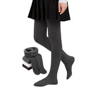 CheChury Medias Niñas Invierno Medias Termicas Opacas Media Forro Polar Niñas Media Warm Color Carne Mallas Térmicas Elásticas Doble Forro Leggings Cintura Alta Sin Costura Leotardos de Ballet Niña