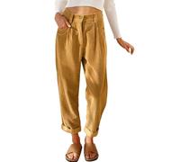 CheChury Pantalon Ancho Mujer Casual Pantalon Pana Pierna Recta Cintura Elastica Pantalón Chándal Talla Grande Pantalones Comodos Pantalón Mujer Invierno Otoño Cintura Alta Pantalones Corduroy Vintage
