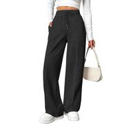 CheChury Pantalon Chandal Mujer Pantalon Anchos Deportivos Casual Pantalones Deporte Pierna Recta Cintura Elastica Pantalón Chándal Talla Grande Pantalones Comodos Mujer Pantalón Jogging Transpirable