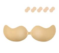 CheChury Sujetador Invisible Adhesivo Push Up CóModo Reutilizable Sostén Cazuelas Adhesivas Sujetadores Invisible Adhesivos Silicone Mujer Sujetador Silicone Bra sin Tirantes para Vestido Boda