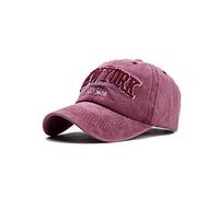 CheChury Vintage Gorra de béisbol Bordado Unisex New York Bordado Sombrero de Baseball Hip-Hop Mode Cap Snapback Ajustable Gorras Deportes para Hombre y Mujer
