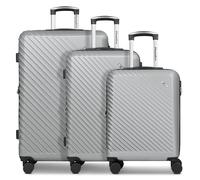 Check.In Paradise 2.0 4 ruedas Set de maletas 3 piezas Con asa expansible plateado