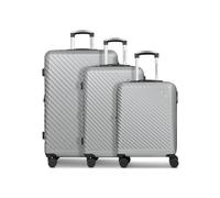 Check.in Paradise 2.0 Parent, gris piedra, Kofferset + (3-teilig), Equipaje duro