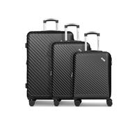 Check.in Paradise 2.0 Parent, Negro , Kofferset + (3-teilig), Equipaje duro