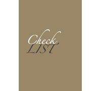 Check List: To Do Lists for Daily and Weekly Planning | Travel Packing list of items | Party event organiser reminders