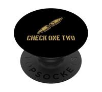 Check One Two Producción de Audio Masterización Ingeniero de Sonido PopSockets PopGrip Adhesivo