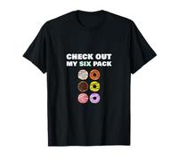 Check Out My Six Pack Funny Donut for Gym Workout Camiseta