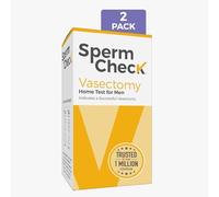 Check Vasectomy Home Test Kit - Check Count Post Vasectomía - Paquete de 2 - Fácil de leer, privado - 98% de precisión - Elegible FSA HSA - Aprobado por la FDA