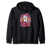 Check Your Pumpkins for Lumpkins Halloween Breast Cancer Sudadera con Capucha