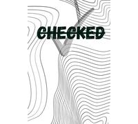 Checked, Paperback Notebook/Journal/Planner, Black and White: Simple notebook for keeping notes, daily writings, checking tasks, and writing notes that can be used by everyone in their daily lives.