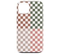 Checkerboard Classic Checkered Checker Earth Beige Colors Carcasa para iPhone 13