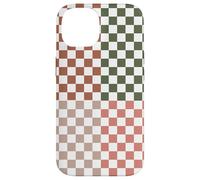 Checkerboard Classic Checkered Checker Earth Beige Colors Carcasa para iPhone 14