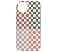 Checkerboard Classic Checkered Checker Earth Beige Colors Carcasa para iPhone 14 Plus