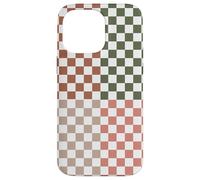 Checkerboard Classic Checkered Checker Earth Beige Colors Carcasa para iPhone 14 Pro MAX