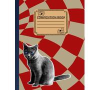 Checkerboard Composition Notebook: Black Cat: College Ruled | 120 Pages | 8.5 x 11 Inches | Matte Cover (Checkerboard Series)