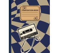 Checkerboard Composition Notebook: Cassette Tape: College Ruled | 120 Pages | 8.5 x 11 Inches | Matte Cover (Checkerboard Series)