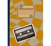Checkerboard Composition Notebook: Retro Cassette: College Ruled | 120 Pages | 8.5 x 11 Inches | Matte Cover (Checkerboard Series)