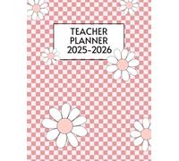 Checkered Daisy Teacher Planner 2025-2026