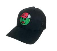 Checkered Flag Sports Ross Chastain #1 NASCAR 2025 Manny Melon Man Logo Gorra de malla negra ajustable, Negro -, talla única