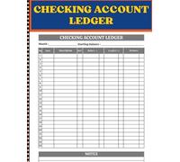 Checking Account Ledger: Simple Check and Debit Card Register, Payment Record Log Book | Bank Transaction & Balance Log Book | Accounting Ledger for ... Tracker for Bookkeeping | Large Size 8.5"X11"