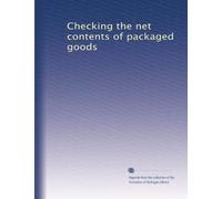 Checking the net contents of packaged goods