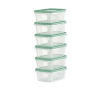 Checkmart To Go Mini Bites Airtight Containers with Lids 250ml | 6-Pack Meal Prep & Portion Control Food Storage Containers | Microwave, Freezer & Dishwasher Safe