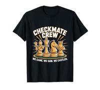 Checkmate Crew - Diseño de equipo divertido de estrategia de ajedrez Camiseta