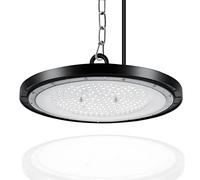 CheDux 100W UFO LED Lámpara de Alta Bahía,10000LM Focos Led Interior Techo,6000K-6500K Ultrafina LED Iluminación de Almacén,IP65 Impermeable Naves Industriales LED Para Patio,Garaje,Fábrica,Taller