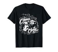 Cheech & Chong Classic Duo Smoke Logo Camiseta