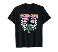 Cheech & Chong Duo Portrait Dice Peace Leaf Camiseta
