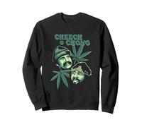 Cheech & Chong Duo Portrait Leaf Sudadera