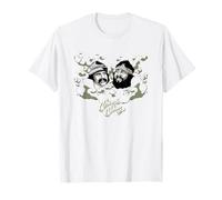 Cheech & Chong Faces Smoke Cloud Camiseta