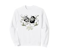 Cheech & Chong Faces Smoke Cloud Sudadera