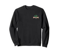 Cheech & Chong Leaf Logo Stars Left Chest Sudadera